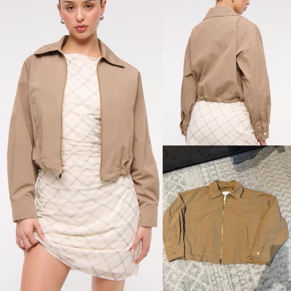Abercrombie & Fitch Cinched Double-Zip Jacket